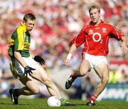 20 August 2006; Tomas O Se, Kerry, in action against Anthony Lynch, Cork. Bank of Ireland All-Ireland Senior Football Championship Semi-Final, Kerry v Cork, Croke Park, Dublin. Picture credit: Brian Lawless / SPORTSFILE
