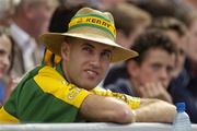 20 August 2006; A Kerry supporter watches the game. Bank of Ireland All-Ireland Senior Football Championship Semi-Final, Kerry v Cork, Croke Park, Dublin. Picture credit: Brendan Moran / SPORTSFILE