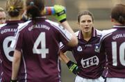 19 August 2006; Galway captain Lorna Joyce speaks to her team-mates before the start of extra time. TG4 Ladies All-Ireland Senior Football Championship Quarter-Final, Galway v Meath, O'Moore Park, Portlaoise, Co. Laois. Picture credit: Brendan Moran / SPORTSFILE