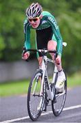 15 July 2014; Stephen Shanahan, Team Ireland, in action during the Stage 1 Individual Time Trial on the 2014 International Junior Tour of Ireland, Drumquin, Co. Clare. Picture credit: Stephen McMahon / SPORTSFILE