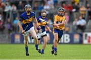 16 July 2014; David Reidy, Clare, in action against Tom Fox, Tipperary. Bord Gais Energy Munster GAA Hurling Under 21 Championship Semi-Final, Clare v Tipperary, Cusack Park, Ennis, Co. Clare Picture credit: Diarmuid Greene / SPORTSFILE