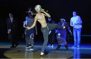 17 July 2014; Mr. Chrome of the Rubberbandits performs during the opening ceremony of the European Powerchair Football Nations Cup. University of Limerick, Limerick. Picture credit: Diarmuid Greene / SPORTSFILE