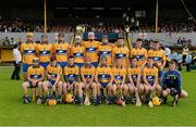 16 July 2014; The Clare squad. Bord Gais Energy Munster GAA Hurling Under 21 Championship Semi-Final, Clare v Tipperary, Cusack Park, Ennis, Co. Clare Picture credit: Diarmuid Greene / SPORTSFILE