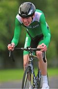 15 July 2014; Michael O'Loughlin, Team Ireland, on his way to victory in the Stage 1 Individual Time Trial on the 2014 International Junior Tour of Ireland, Drumquin, Co. Clare. Picture credit: Stephen McMahon / SPORTSFILE
