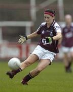 19 August 2006; Geraldine Conneally, Galway. TG4 Ladies All-Ireland Senior Football Championship Quarter-Final, Galway v Meath, O'Moore Park, Portlaoise, Co. Laois. Picture credit: Brendan Moran / SPORTSFILE