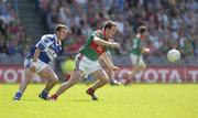 20 August 2006; Alan Dillon, Mayo, in action against Chris Conway, Laois. Bank of Ireland All-Ireland Senior Football Championship Quarter-Final Replay, Laois v Mayo, Croke Park, Dublin. Picture credit: Brendan Moran / SPORTSFILE