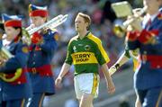 20 August 2006; Kerry captain Colm Cooper walks behind the Artane Band during the pre-match parade. Bank of Ireland All-Ireland Senior Football Championship Semi-Final, Kerry v Cork, Croke Park, Dublin. Picture credit: Brendan Moran / SPORTSFILE