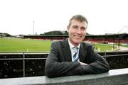23 August 2006; Derry City manager Stephen Kenny after a press conference ahead of their UEFA Cup Second Qualifying Round, Second Leg Game against Gretna. Brandywell Stadium, Derry. Picture credit: Oliver McVeigh / SPORTSFILE