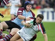 25 August 2006; Brynn Cunningham, Ulster, is tackled by Neil Cochrane, Earth Titans. Grafton Challenge Cup, Ulster v Earth Titans, Ravenhill Park, Belfast, Co. Antrim. Picture credit: Oliver McVeigh / SPORTSFILE
