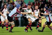 25 August 2006; Justin Fitzpatrick, Ulster, in action against Erik Lund, Earth Titans. Grafton Challenge Cup, Ulster v Earth Titans, Ravenhill Park, Belfast, Co. Antrim. Picture credit: Oliver McVeigh / SPORTSFILE