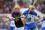 19 July 2014; Shane Fives, Waterford, in action against Podge Doran, Wexford. GAA Hurling All Ireland Senior Championship, Round 2, Waterford v Wexford, Nowlan Park, Kilkenny. Picture credit: Ray McManus / SPORTSFILE