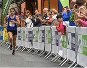 20 July 2014; Paddy Hamilton, on his way to winning the  Men's Fingal 10K - SSE Airtricity Dublin Race Series 2014. Fingal 10K - SSE Airtricity Dublin Race Series 2014. Swords, Co. Dublin. Picture credit: David Maher / SPORTSFILE