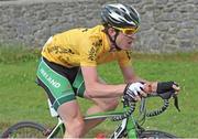 20 July 2014; Race leader Eddie Dunbar, Team Ireland, in action during Stage 6 of the 2014 International Junior Tour of Ireland, Ennis - Ennis, Co. Clare. Picture credit: Stephen McMahon / SPORTSFILE