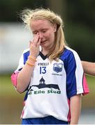 20 July 2014; A dejected Abbie Dunphy, Waterford, after the final whistle. All-Ireland U14 'B' Ladies Football Championship Final, Galway v Waterford, MacDonagh Park, Nenagh, Co. Tipperary. Picture credit: Matt Browne / SPORTSFILE