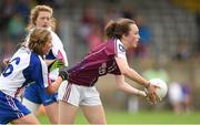 20 July 2014; Meave Flanagan, Galway, in action against Mary Kate Curran, Waterford. All-Ireland U14 'B' Ladies Football Championship Final, Galway v Waterford, MacDonagh Park, Nenagh, Co. Tipperary. Picture credit: Matt Browne / SPORTSFILE