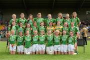 20 July 2014; Kerry Squad portrait ahead of the All-Ireland U14 'A' Ladies Football Championship Final match between Kerry and Mayo at MacDonagh Park in Nenagh, Tipperary. Photo by Matt Browne/Sportsfile