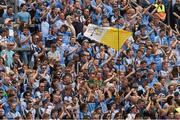 20 July 2014; Dublin supporters on Hill 16 before the game. Leinster GAA Football Senior Championship Final, Dublin v Meath, Croke Park, Dublin. Picture credit: Ray McManus / SPORTSFILE