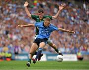 20 July 2014; Paul Mannion, Dublin, in action against Donal Keogan, Meath. Leinster GAA Football Senior Championship Final, Dublin v Meath, Croke Park, Dublin. Picture credit: Ashleigh Fox / SPORTSFILE