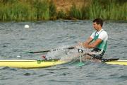 24 August 2006; Eventual winner Sean Jacob, Ireland, in action during the men's single sculls C final at the 2006 World Rowing Championships. Dorney Lake, Eton, England. Picture credit; David Maher / SPORTSFILE