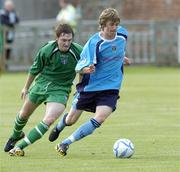 26 August 2006; Ronan Finn, UCD, in action against Gareth Cooney, Limerick FC. Carlsberg FAI Cup, 3rd round, UCD v Limerick FC, Belfield Park, Dublin. Picture credit: Ray Lohan / SPORTSFILE