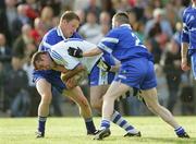 27 August 2006; Martin Harney, Ballinderry, in action against Manus McShane and Louis McPeake, Bellaghy. The Elk Derry Senior Football Championship Quarter Final, Bellaghy v Ballinderry, Ballinascreen, Co. Derry. Picture credit: Oliver McVeigh / SPORTSFILE