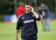 29 August 2006; Keith Gillespie in action during Northern Ireland squad training. Newforge Country Club, Belfast. Picture credit: Oliver McVeigh / SPORTSFILE