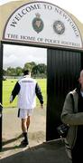 29 August 2006; Lawrie Sanchez, manager, arrives for Northern Ireland squad training. Newforge Country Club, Belfast. Picture credit: Oliver McVeigh / SPORTSFILE