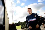 29 August 2006; David Healy arrives for Northern Ireland squad training. Newforge Country Club, Belfast. Picture credit: Oliver McVeigh / SPORTSFILE