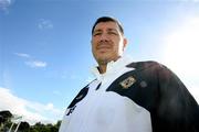 29 August 2006; Lawrie Sanchez, manager, arrives for Northern Ireland squad training. Newforge Country Club, Belfast. Picture credit: Oliver McVeigh / SPORTSFILE