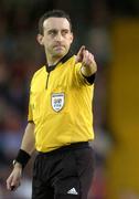 29 August 2006; Referee Ian Stokes. FAI Carlsberg Cup, 3rd Round Replay, Bohemians v Shamrock Rovers, Dalymount Park, Dublin. Picture credit; Brian Lawless / SPORTSFILE