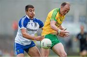 20 July 2014; Colm McFadden, Donegal, in action against Drew Wylie, Monaghan. Ulster GAA Football Senior Championship Final, Donegal v Monaghan, St Tiernach's Park, Clones, Co. Monaghan. Photo by Sportsfile