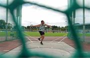 20 July 2014; Barry Healy, Youghal AC, Cork, in action during the Men's Discus Final. GloHealth Senior Track and Field Championships, Morton Stadium, Santry, Co. Dublin. Picture credit: Cody Glenn / SPORTSFILE