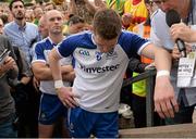 20 July 2014; A dejected Conor McManus, Monaghan after the game. Ulster GAA Football Senior Championship Final, Donegal v Monaghan, St Tiernach's Park, Clones, Co. Monaghan. Picture credit: Oliver McVeigh / SPORTSFILE