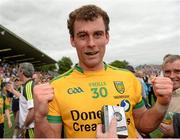 20 July 2014; Eamonn McGee, Donegal celebrates after the final whistle. Ulster GAA Football Senior Championship Final, Donegal v Monaghan, St Tiernach's Park, Clones, Co. Monaghan. Picture credit: Oliver McVeigh / SPORTSFILE
