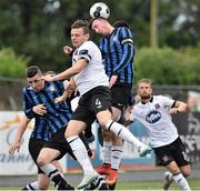 20 July 2014; Andy Boyle, Dundalk, in action against Sean Brennan, Athlone Town. SSE Airtricity League Premier Division, Dundalk v Athlone Town, Oriel Park, Dundalk, Co. Louth. Picture credit: David Maher / SPORTSFILE