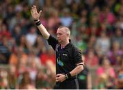 20 July 2014; Referee Niall McCormack. All-Ireland U14 'A' Ladies Football Championship Final, Kerry v Mayo, MacDonagh Park, Nenagh, Co. Tipperary. Picture credit: Matt Browne / SPORTSFILE
