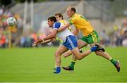 20 July 2014; Drew Wylie, Monaghan in action against Colm McFadden, Donegal. Ulster GAA Football Senior Championship Final, Donegal v Monaghan, St Tiernach's Park, Clones, Co. Monaghan. Picture credit: Oliver McVeigh / SPORTSFILE