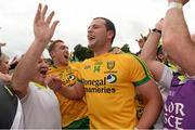 20 July 2014; Donegal's Michael Murphy celebrate after the final whistle. Ulster GAA Football Senior Championship Final, Donegal v Monaghan, St Tiernach's Park, Clones, Co. Monaghan. Picture credit: Oliver McVeigh / SPORTSFILE
