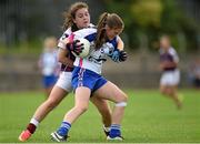 20 July 2014; Margaret Anne Boylan, Waterford, in action against Rebecca Conway, Galway. All-Ireland U14 'B' Ladies Football Championship Final, Galway v Waterford, MacDonagh Park, Nenagh, Co. Tipperary. Picture credit: Matt Browne / SPORTSFILE