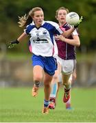 20 July 2014; Mary Kate Curran, Waterford, in action against Niamh Coleman, Galway. All-Ireland U14 'B' Ladies Football Championship Final, Galway v Waterford, MacDonagh Park, Nenagh, Co. Tipperary. Picture credit: Matt Browne / SPORTSFILE