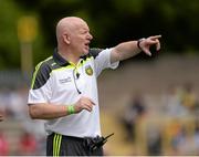 20 July 2014; Declan Bonner, Donegal manager. Electric Ireland Ulster GAA Football Minor Championship Final, Armagh v Donegal, St Tiernach's Park, Clones, Co. Monaghan. Picture credit: Oliver McVeigh / SPORTSFILE