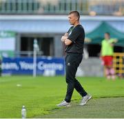 21 July 2014; Shamrock Rovers manager Trevor Croly. EA Sports Cup, Quarter-Final, Shamrock Rovers v Cork City, Tallaght Stadium, Tallaght, Co. Dublin. Picture credit: David Maher / SPORTSFILE