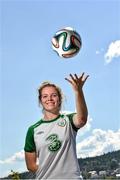22 July 2014; Republic of Ireland's Ciara O'Connell relaxes at the team hotel in Lillestrøm ahead of their UEFA European Women's U19 Championship semi-final against Netherlands on Thursday. Republic of Ireland at the 2014 UEFA Women's U19 Championship, Thon Hotel Arena, Lillestrøm, Norway. Picture credit: Stephen McCarthy / SPORTSFILE