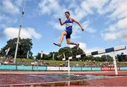 20 July 2014; James Speight, Finn Valley AC, Donegal, in action during the Men's 3000m Steeplechase Final. GloHealth Senior Track and Field Championships, Morton Stadium, Santry, Co. Dublin. Picture credit: Brendan Moran / SPORTSFILE