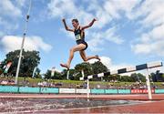 20 July 2014; Ciaran Doherty, Letterkenny AC, Donegal, in action during the Men's 3000m Steeplechase Final. GloHealth Senior Track and Field Championships, Morton Stadium, Santry, Co. Dublin. Picture credit: Brendan Moran / SPORTSFILE