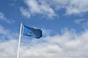 20 July 2014; A flag flies in the wind at Morton Stadium. GloHealth Senior Track and Field Championships, Morton Stadium, Santry, Co. Dublin. Picture credit: Brendan Moran / SPORTSFILE