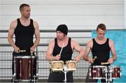 20 July 2014; A band entertains the crowd at Morton Stadium. GloHealth Senior Track and Field Championships, Morton Stadium, Santry, Co. Dublin. Picture credit: Brendan Moran / SPORTSFILE