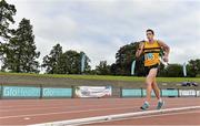 20 July 2014; Luke Hickey, Leevale AC, Cork, on his way to finishing 2nd in the Men's 10k Walk. GloHealth Senior Track and Field Championships, Morton Stadium, Santry, Co. Dublin. Picture credit: Brendan Moran / SPORTSFILE