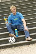 29 August 2006; Republic of Ireland International Damien Duff at the announcement of a new sponsorship agreement with Lucozade Sport. Radisson St Helen's Hotel, Stillorgan, Dublin. Picture credit; David Maher / SPORTSFILE