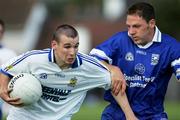 27 August 2006; Enda Muldoon, Ballinderry, in action against Bellaghy. The Elk Derry Senior Football Championship Quarter Final, Bellaghy v Ballinderry, Ballinascreen, Co. Derry. Picture credit: Oliver McVeigh / SPORTSFILE